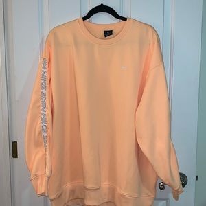Nike Sportswear Pullover Fleece Lined Crewneck Neon Orange Sweatshirt